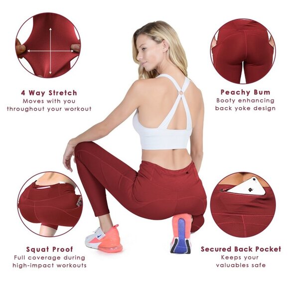 All about POCKETS Yoga Leggings Workout pants - Picture 2 of 5